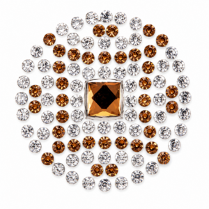Strass "Knopf" zum Aufbügeln ca. 29 mm