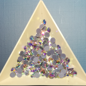 Crystal Shimmery AB Strass Steine SS16HF