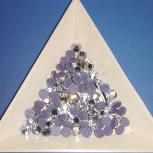 Crystal Silver Shade Strass Steine SS16HF